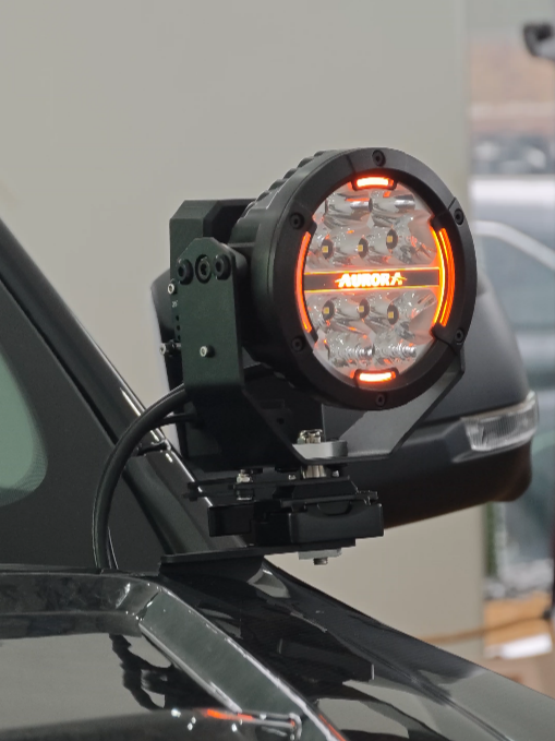 【Pre-order】5 inch Remote-Controlled Round Spotlight(a pair)