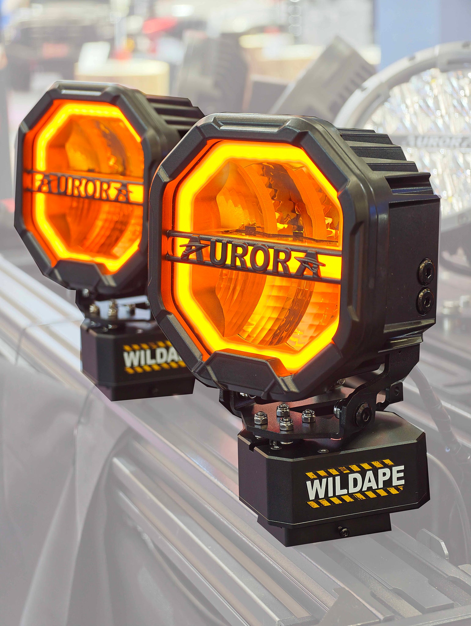 6 inch Remote-Controlled Multi-Angle Adjustable Spotlight(a pair)