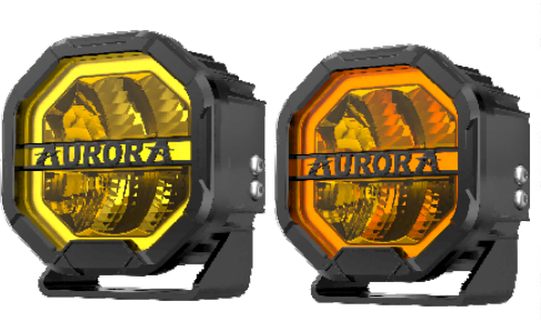 6 inch Remote-Controlled Multi-Angle Adjustable Spotlight（a pair）