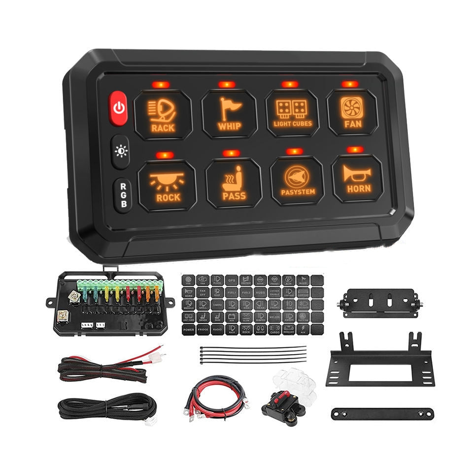 RGB 8 Gang Switch Panel