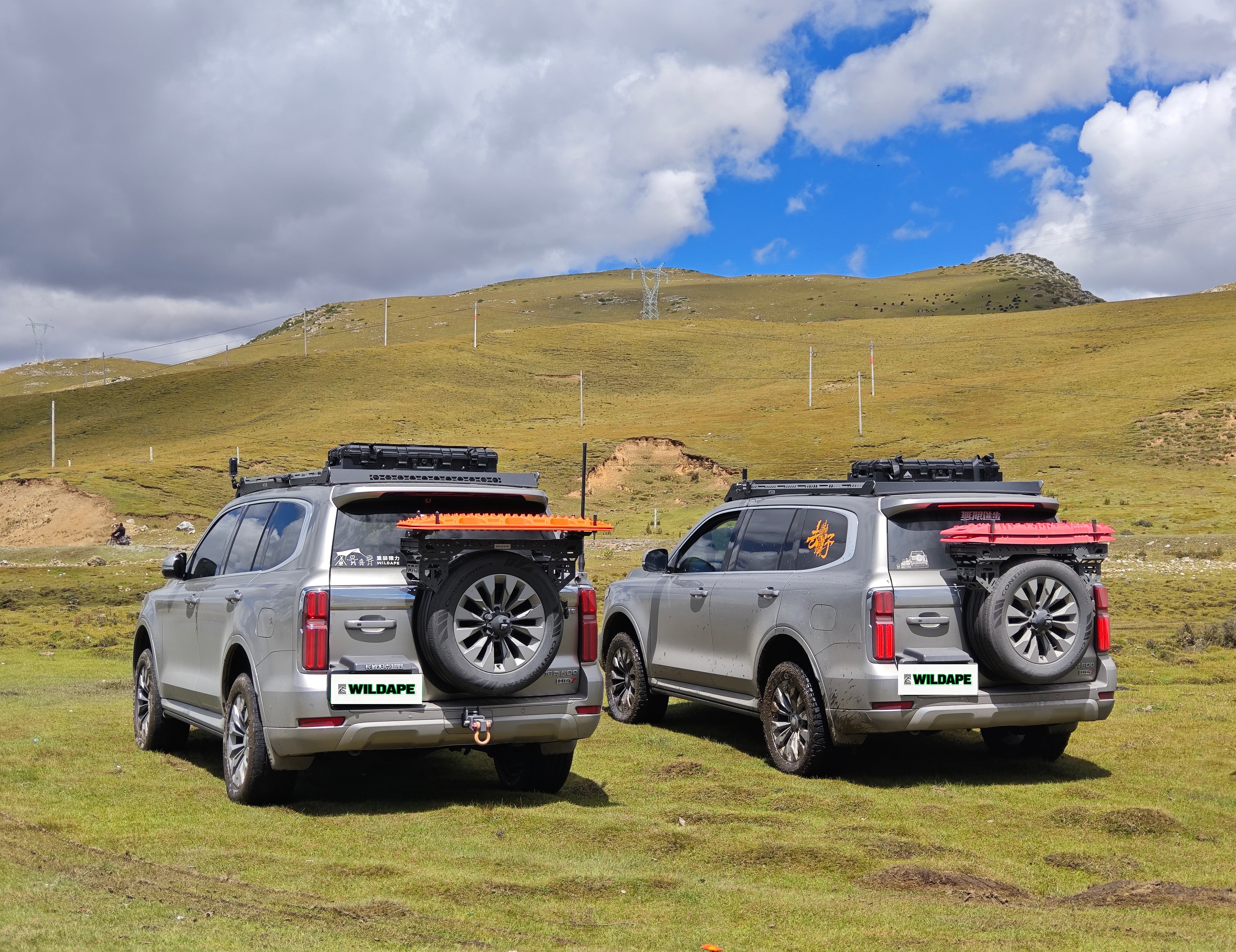 Spare Tire Cargo Rack