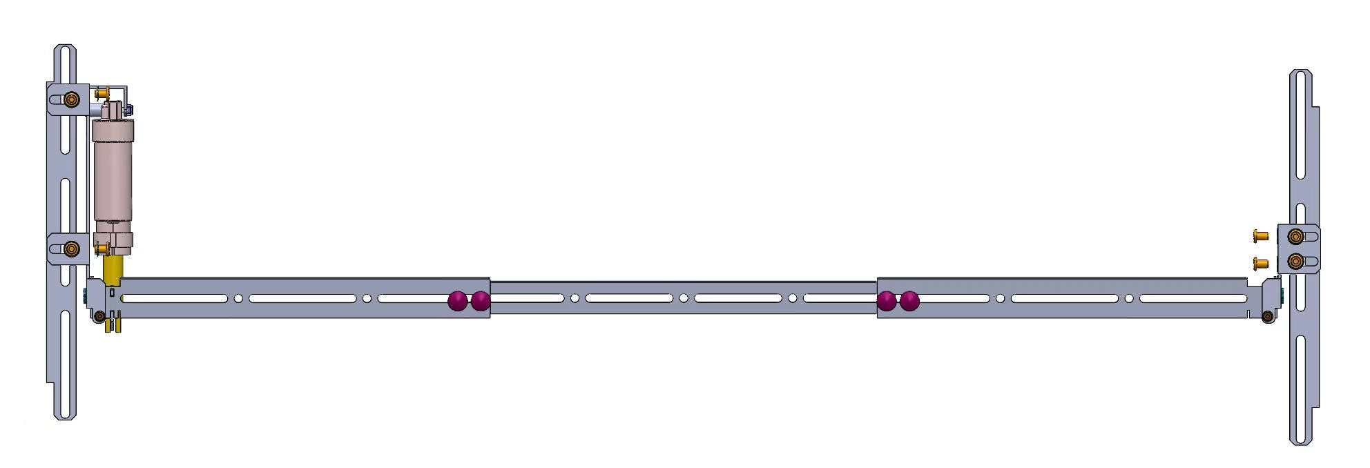 Light Bar Mount Actuator Electric Angle Adjustment