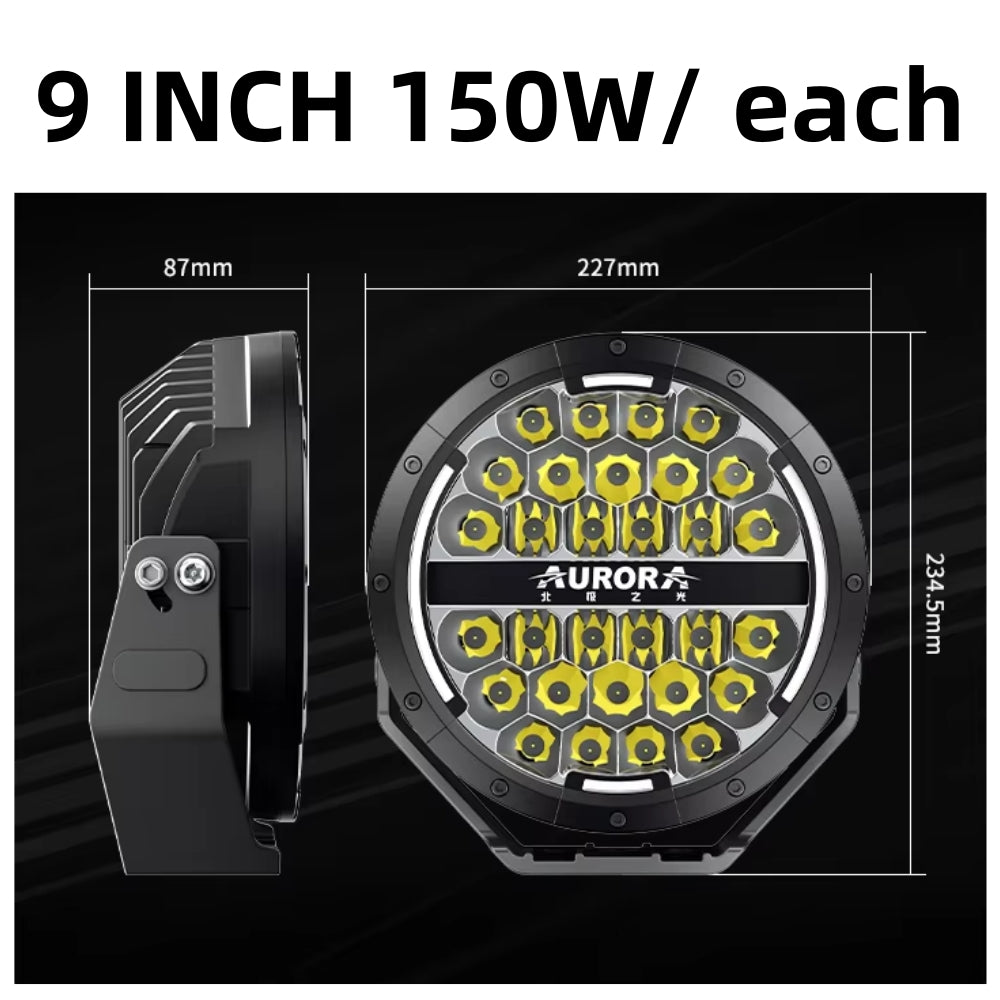 5-9 inch Round Led Driving Offroad Light
