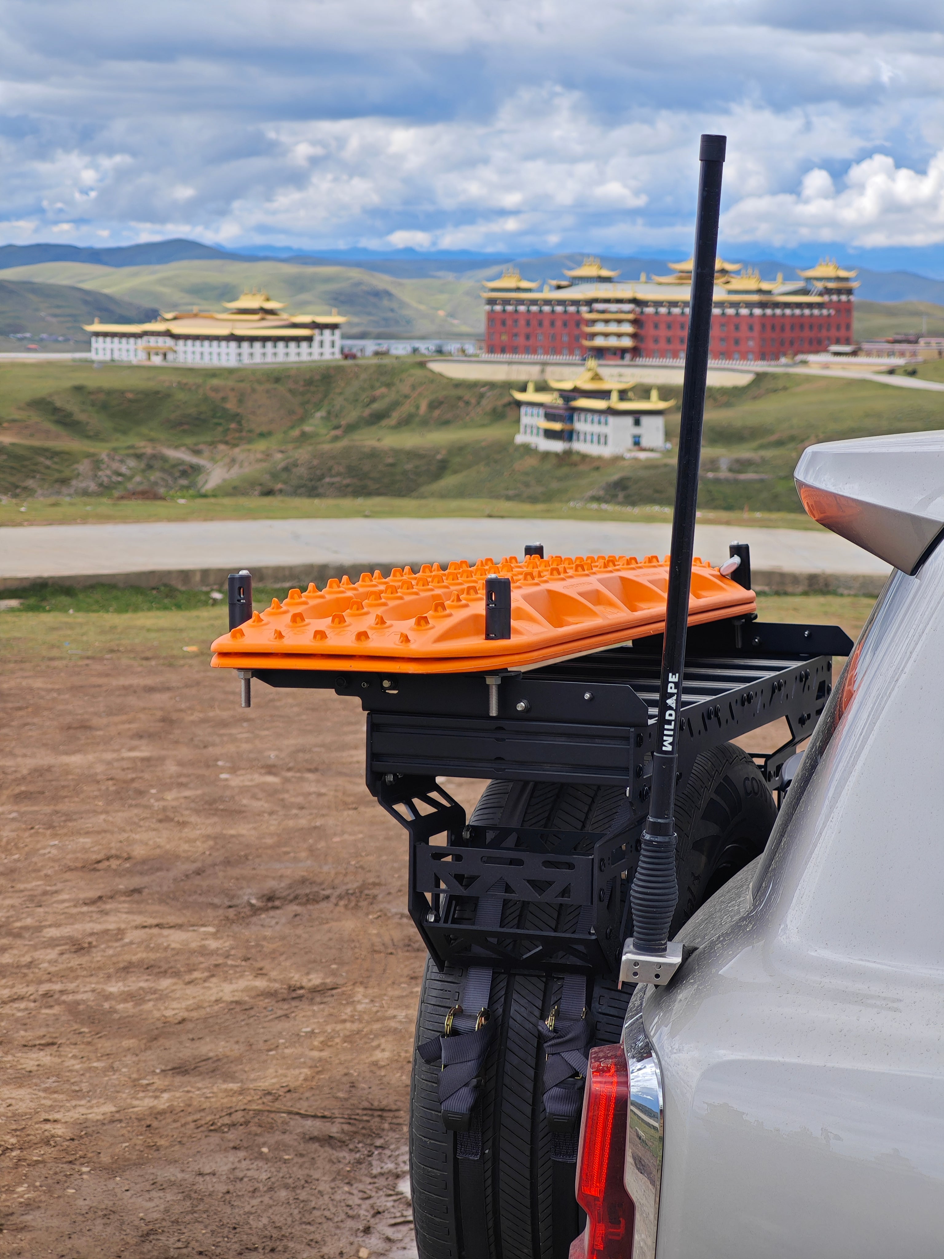 Spare Tire Cargo Rack