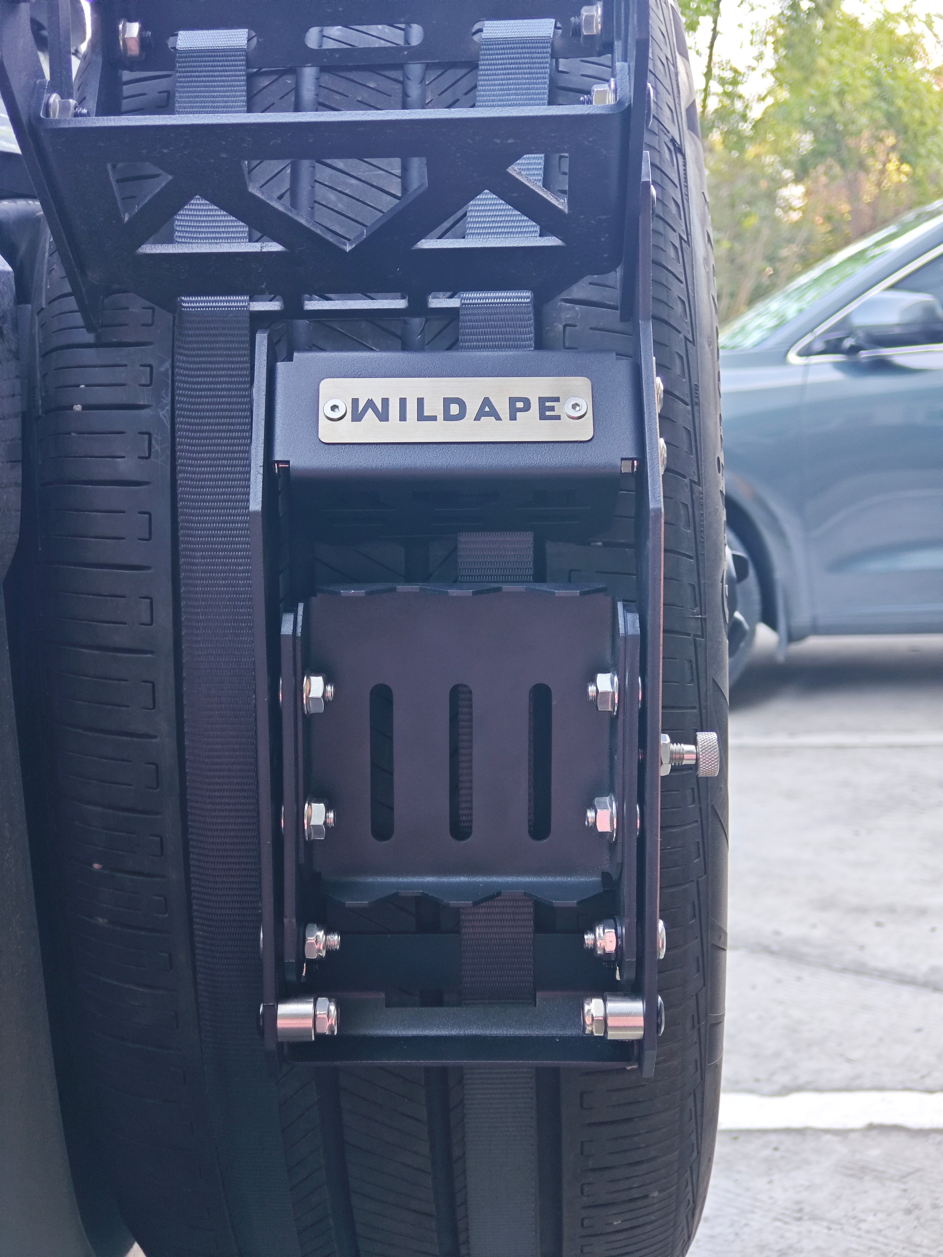 Spare Tire Cargo Rack