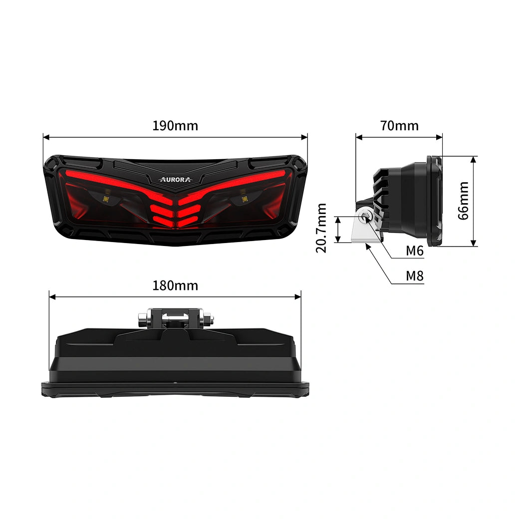 LED Brake Light Driving Signal Warning Tail Light