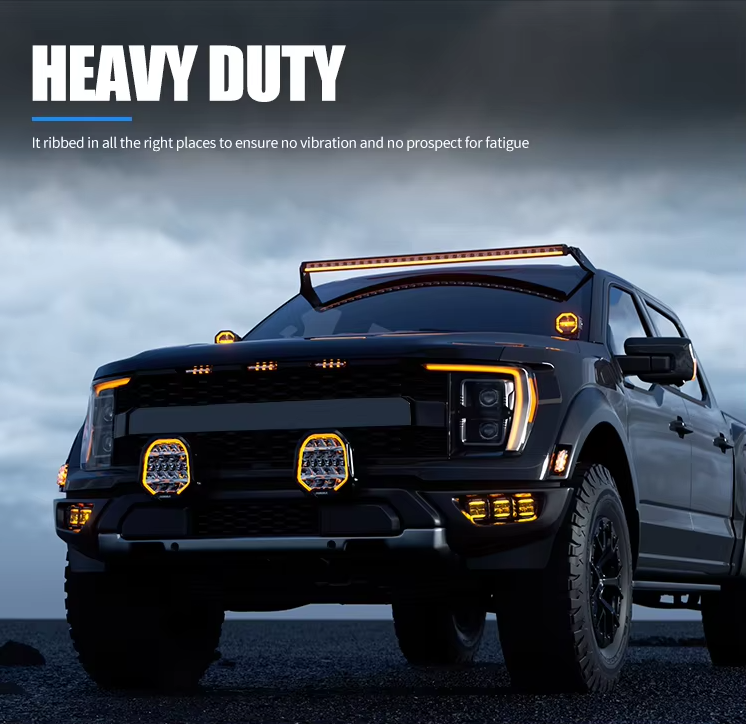 10-50 Inch White LED Single-Row Light Bar (10"–50")