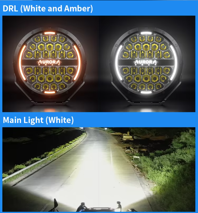 5-9 inch Round Led Driving Offroad Light